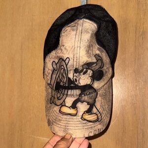 Walt Disney World Vintage Mickey Mouse Steamboat Willie Adjustable Hat